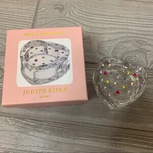 NWT Judith Ripka gemstone  heart covered box